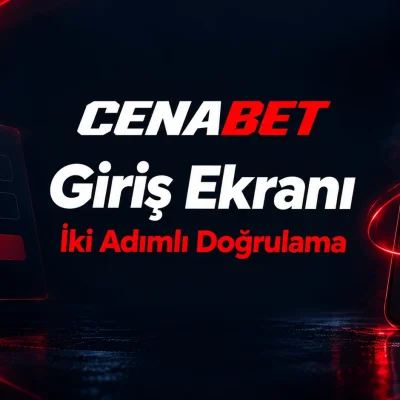 Cenabet giriş ekranı ve iki adımlı doğrulama